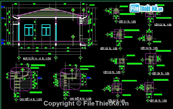 Bản vẽ,Bản vẽ autocad,Trường mầm non,1 tầng,kiến trúc mầm non,kiến trúc trường mầm non